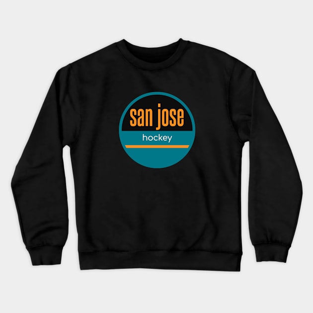 san jose sharks hockey Crewneck Sweatshirt by BVHstudio